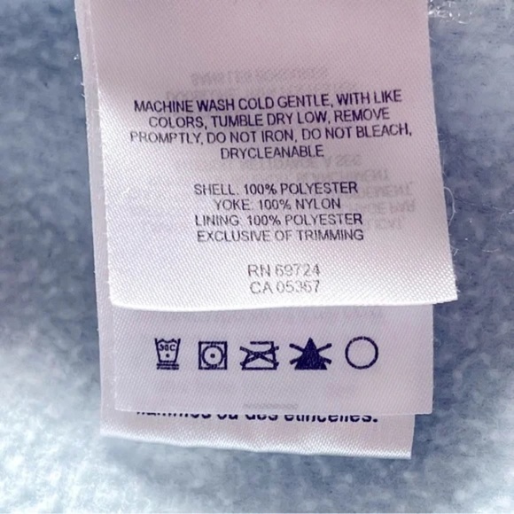 Columbia | Blue Colorblock Fleece Full Zip Jacket, Large - Picture 7 of 7